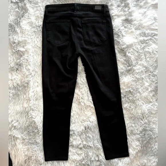 PAIGE Verdugo Denim Crop in Black Overdye. Size 29. NWOT - Picture 6 of 13